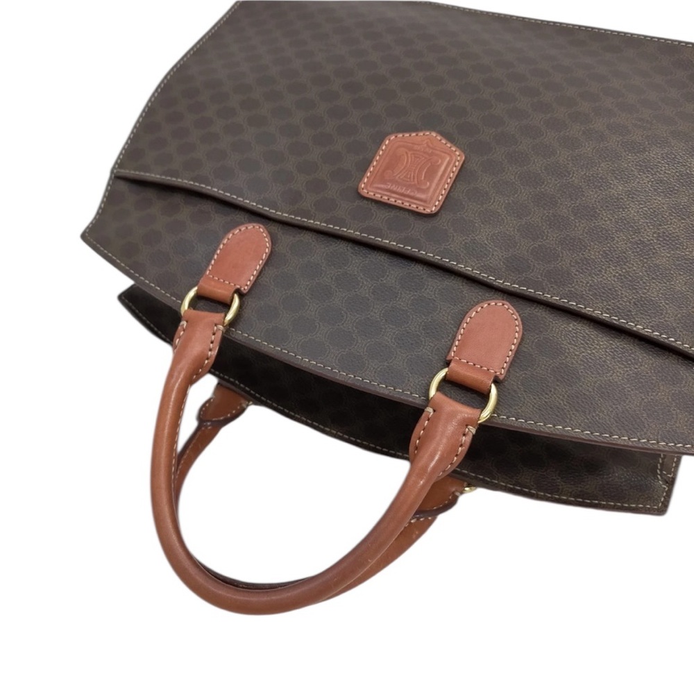SOLD! Authentic Vintage Celine Macadam Boston Bag - Picture 4 of 7